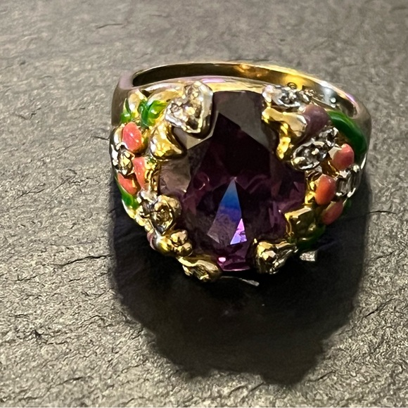 Vintage Kirks Folly Garden Fantasy Ring Size 11 - Picture 16 of 16